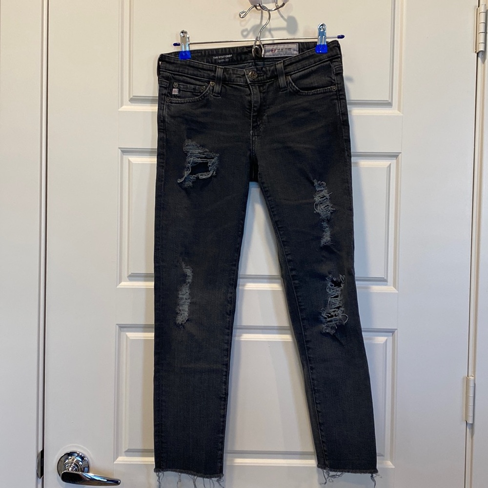 AG Cigarette Crop Jeans